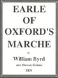 Earle of Oxford's Marche Concert Band sheet music cover